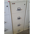 FireKing Beige Fire Proof 4 Drawer Vertical File Cabinet